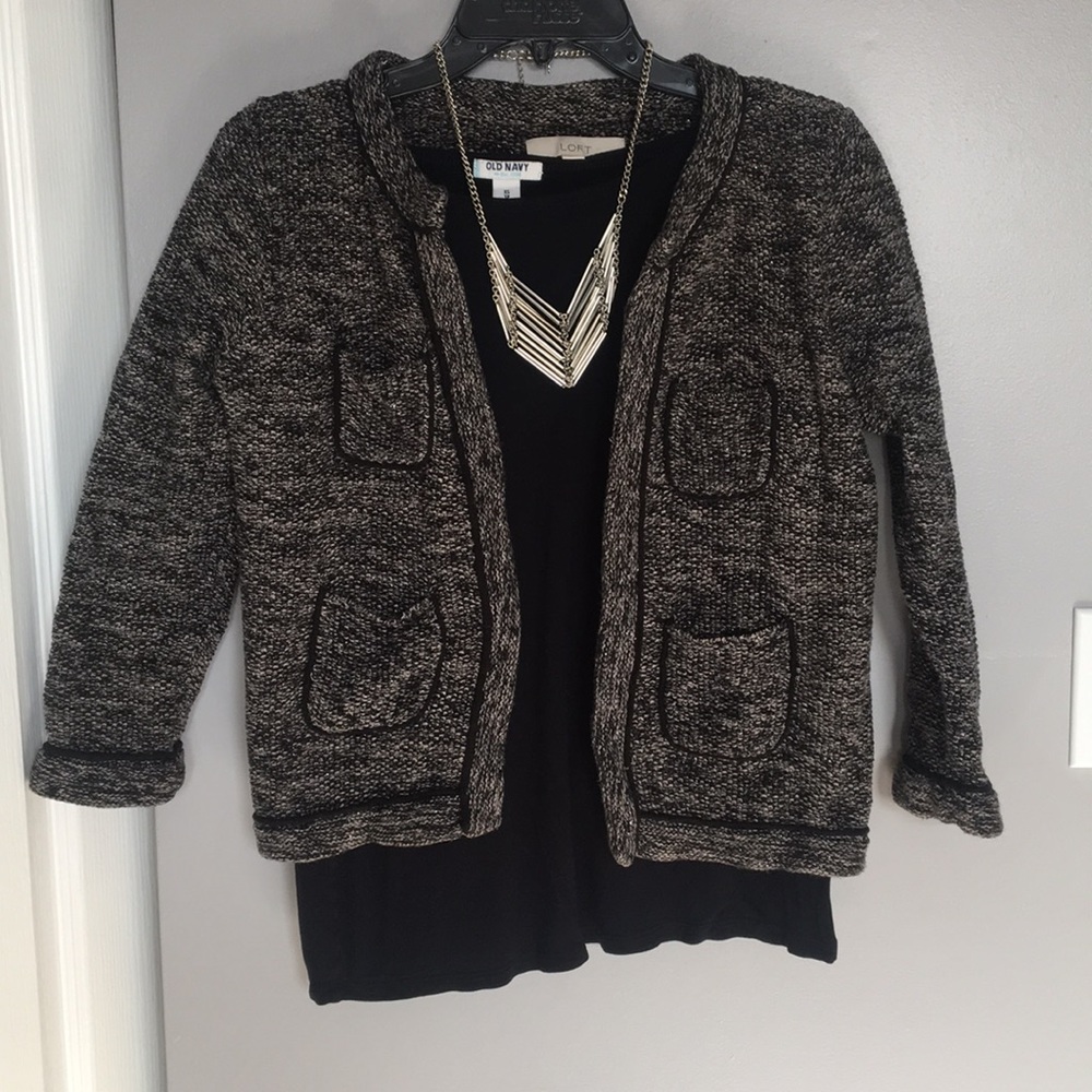 Ann Taylor Loft tweed sweater size medium.